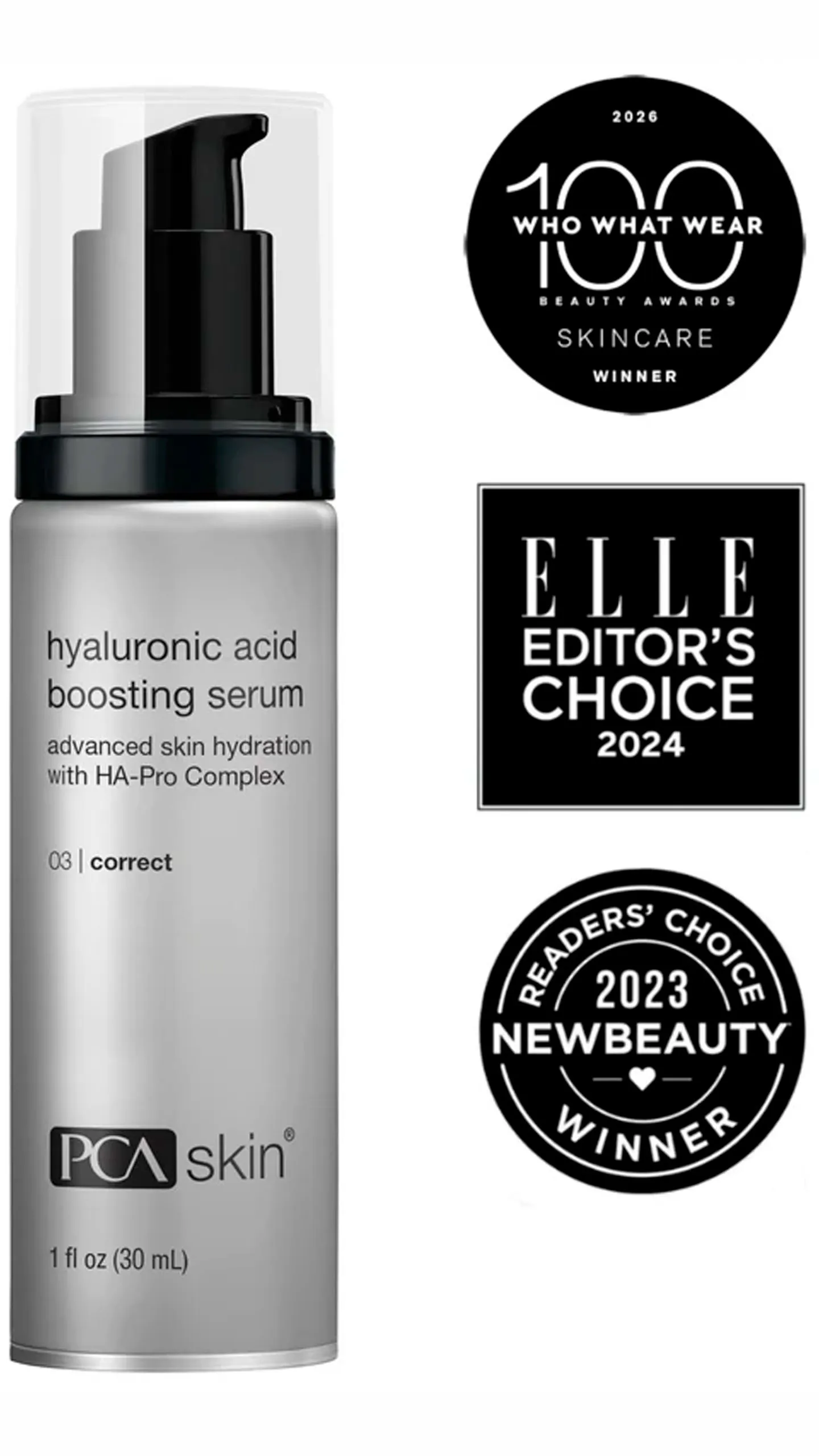 pca skin tilbud, øhyaluronic acid boosting serum